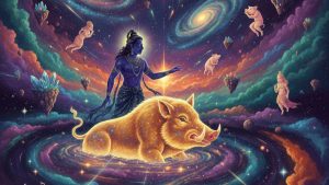 Mito di Indra e il maiale